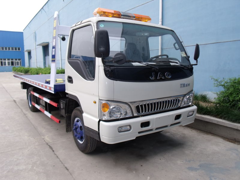 新款江淮一拖二清障车